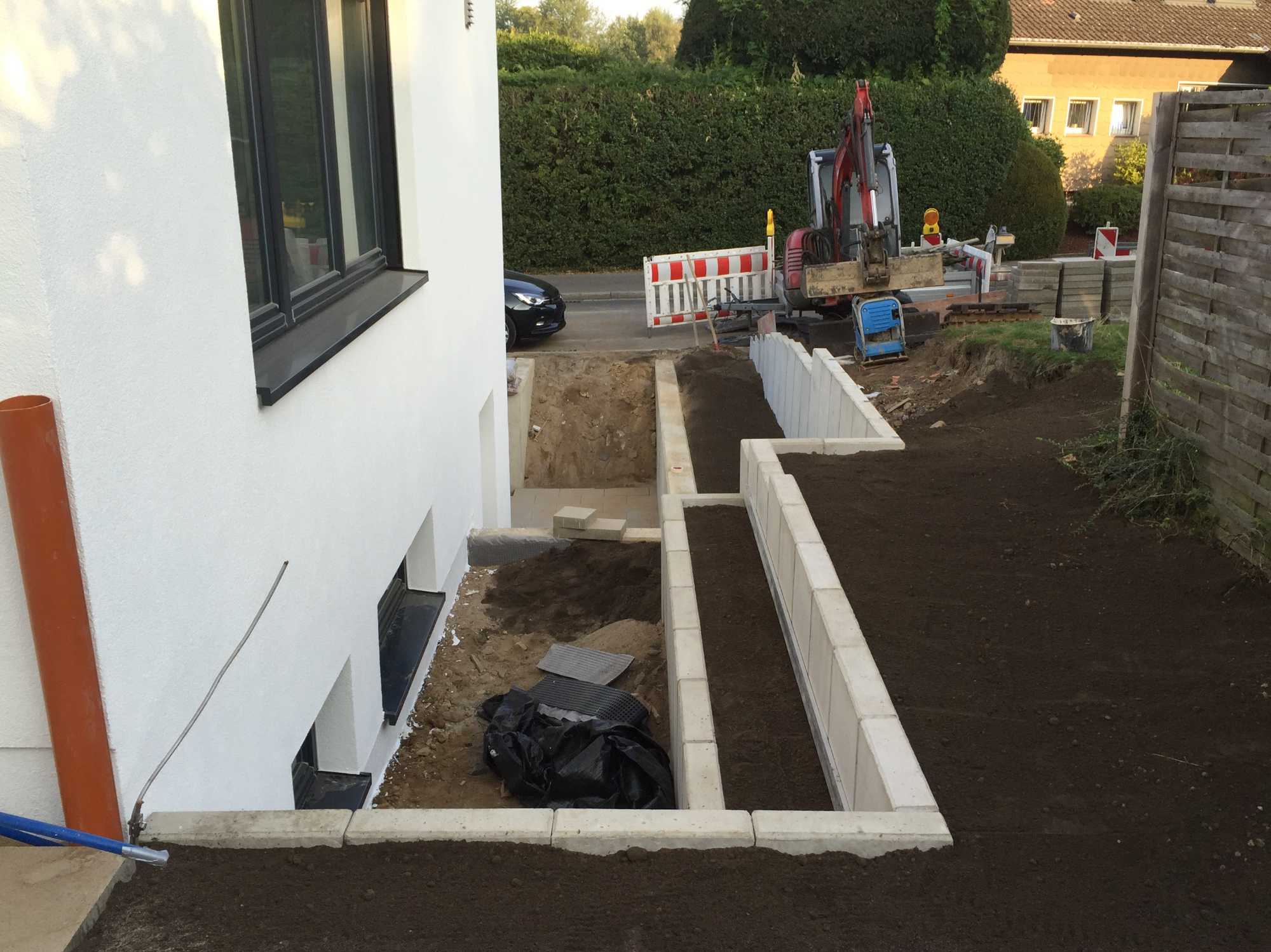 Beton Winkelsteine Stützwände