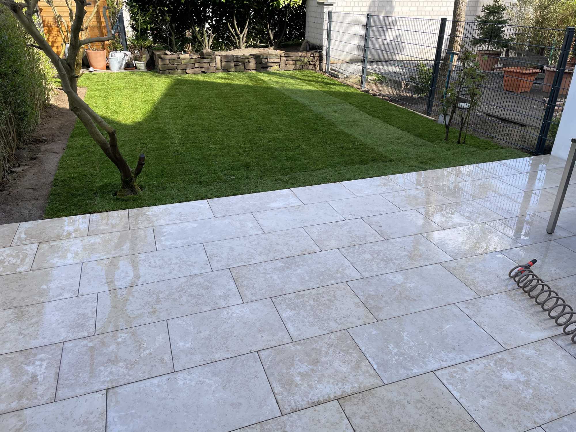 Kanfanar Naturstein Terrasse Bodenplatte 40_XX_3 cm Stark