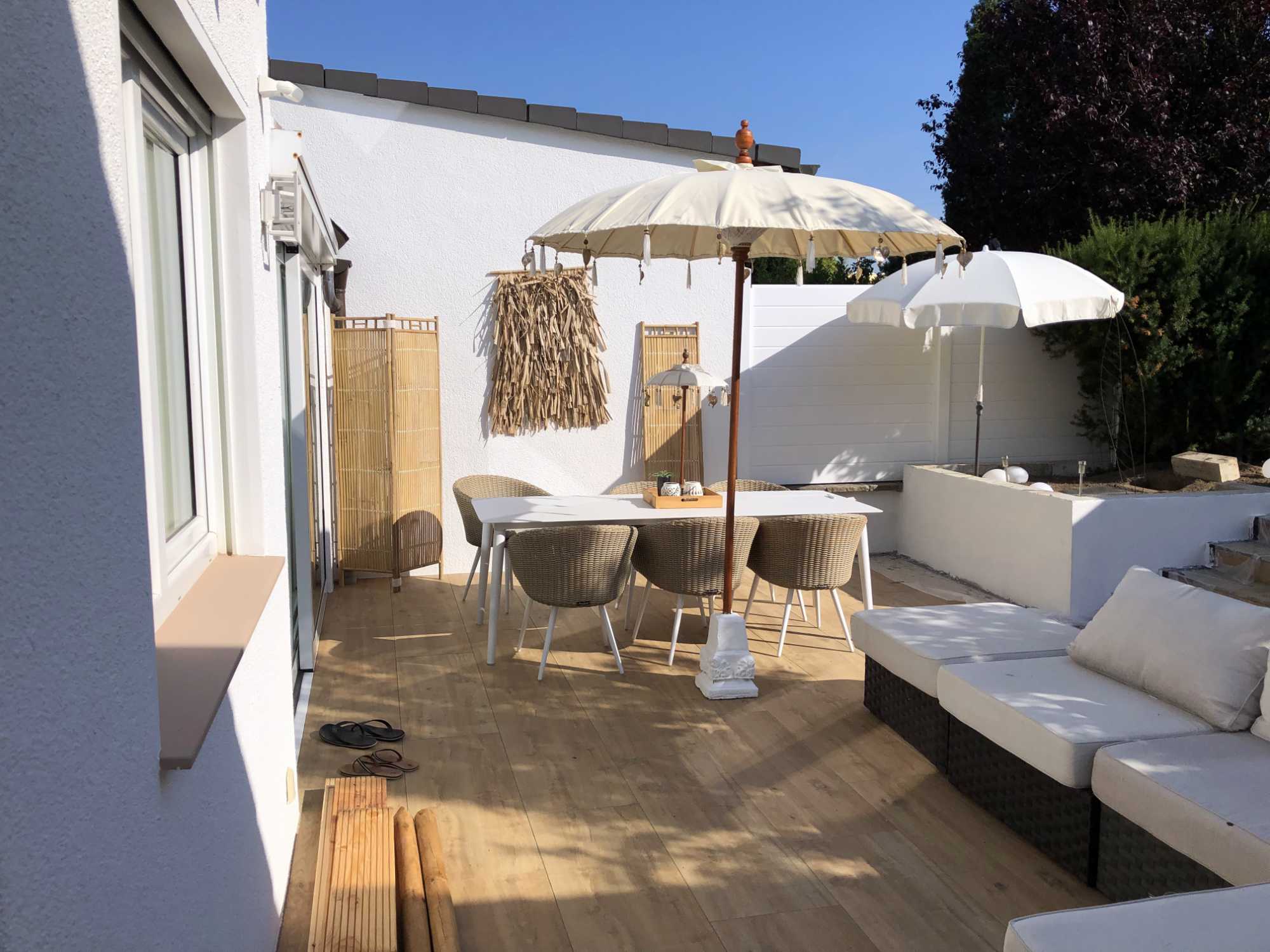 Keramik Holz Optik Lounge