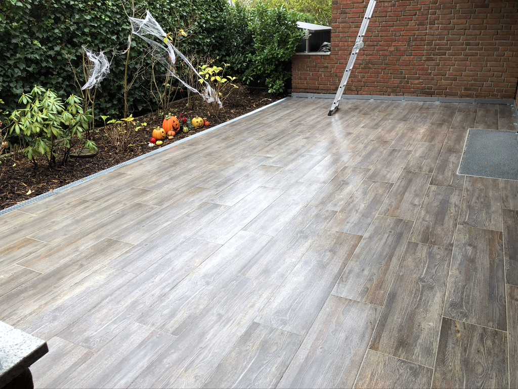 Keramik Terrasse Holzoptik