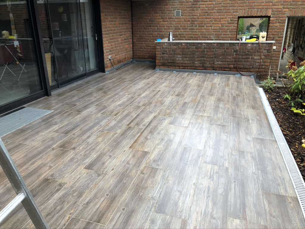 Keramik Terrasse Holzoptik